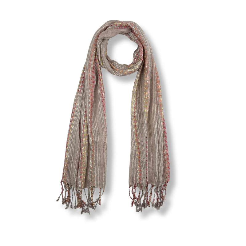 Humble Hilo Zari Weave Scarf