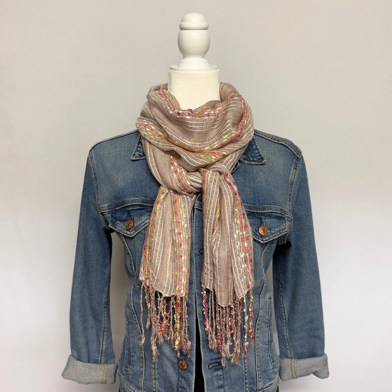 Humble Hilo Zari Weave Scarf