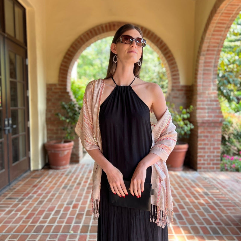 Humble Hilo Zari Weave Scarf