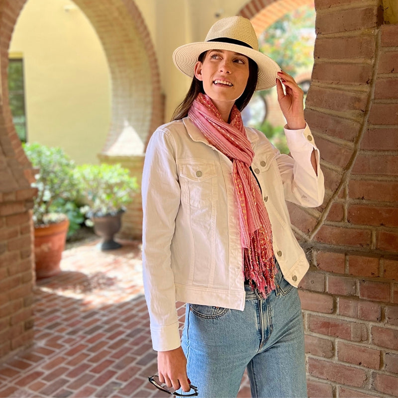 Humble Hilo Zari Weave Scarf