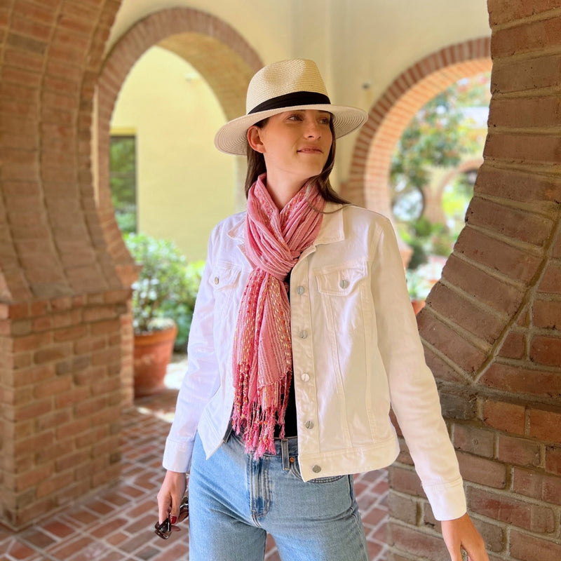 Humble Hilo Zari Weave Scarf