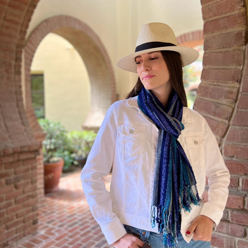 Humble Hilo Zari Weave Scarf