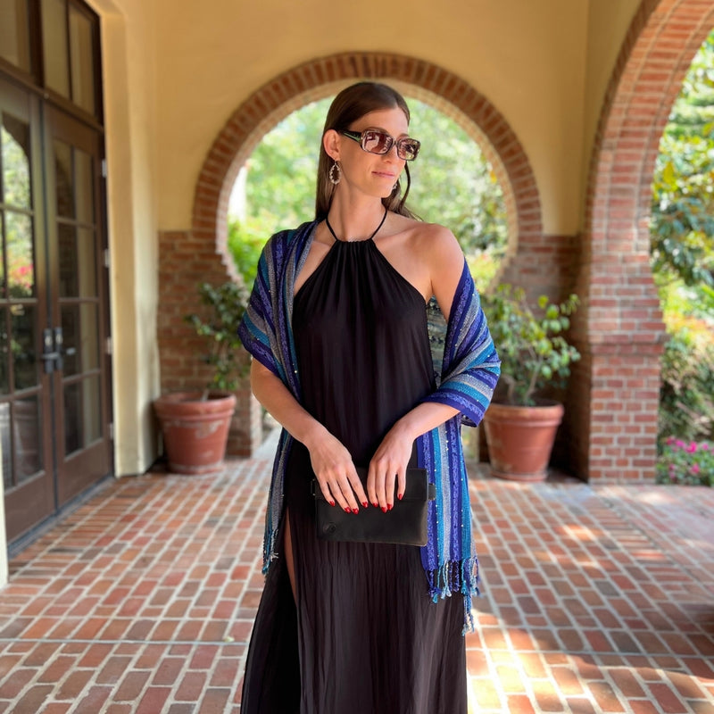 Humble Hilo Zari Weave Scarf