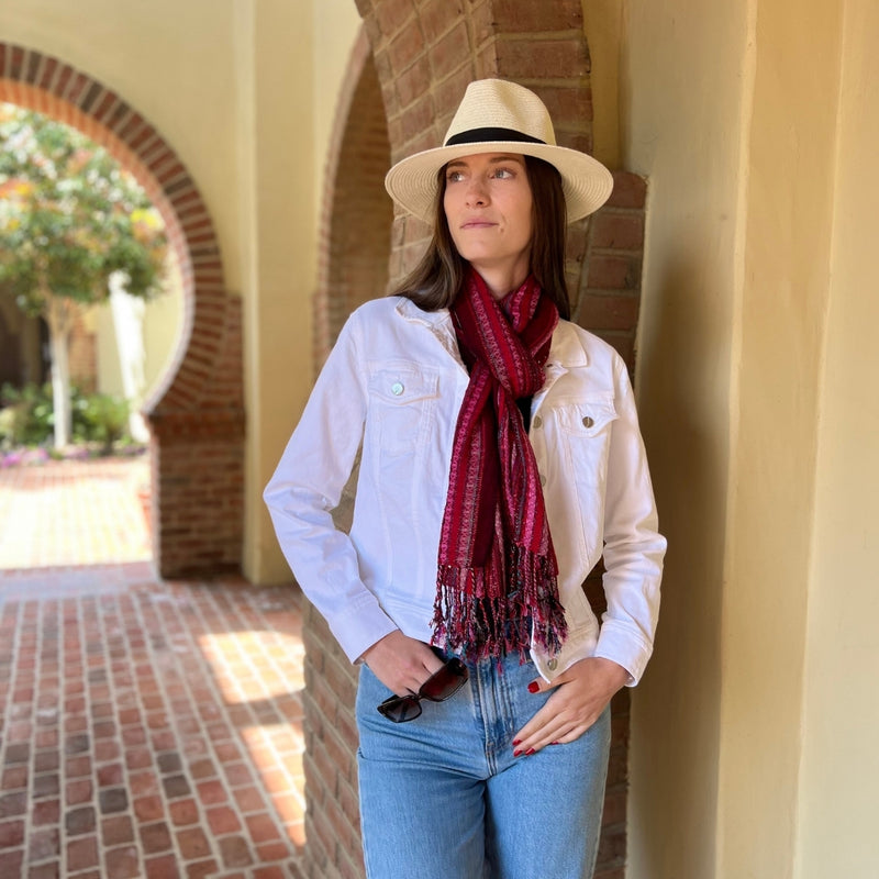 Humble Hilo Zari Weave Scarf