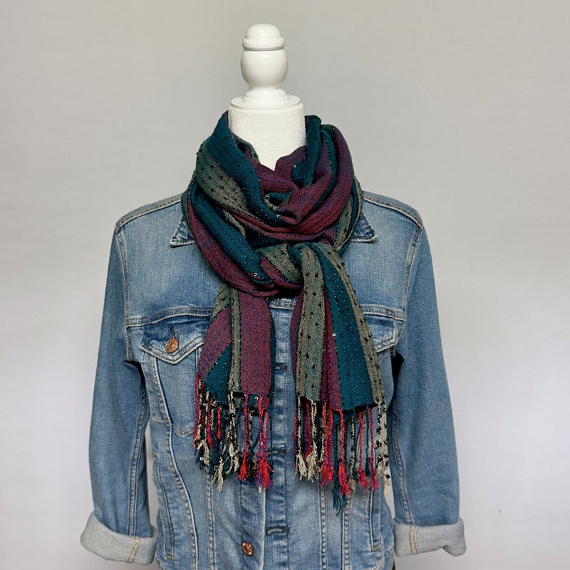 Humble Hilo Zari Weave Scarf
