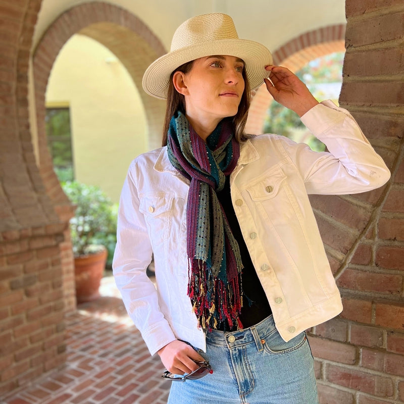 Humble Hilo Zari Weave Scarf
