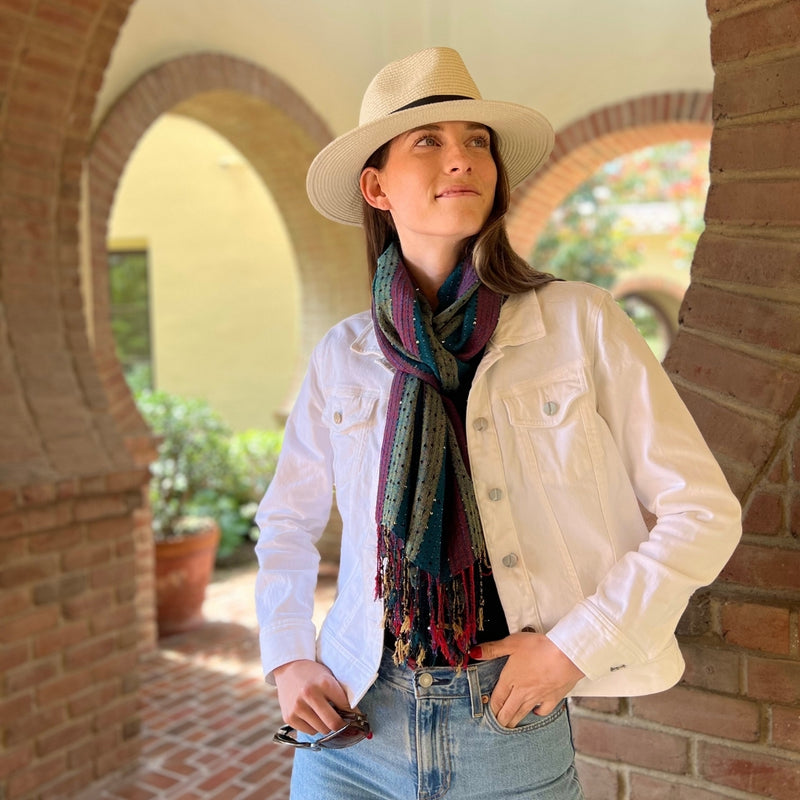 Humble Hilo Zari Weave Scarf