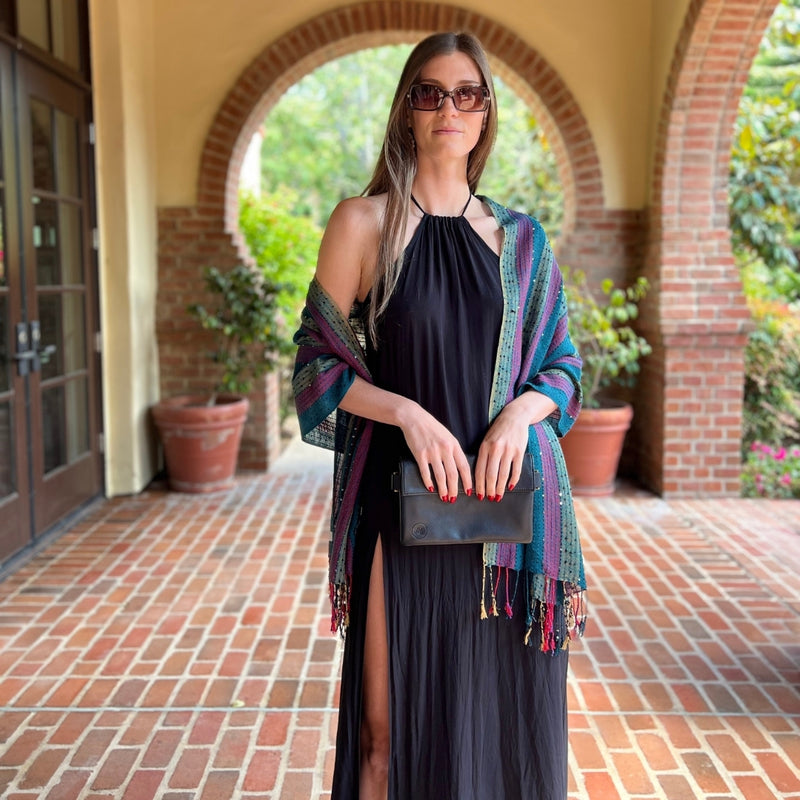 Humble Hilo Zari Weave Scarf