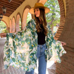 Humble Hilo Poppies Vector Art Scarf