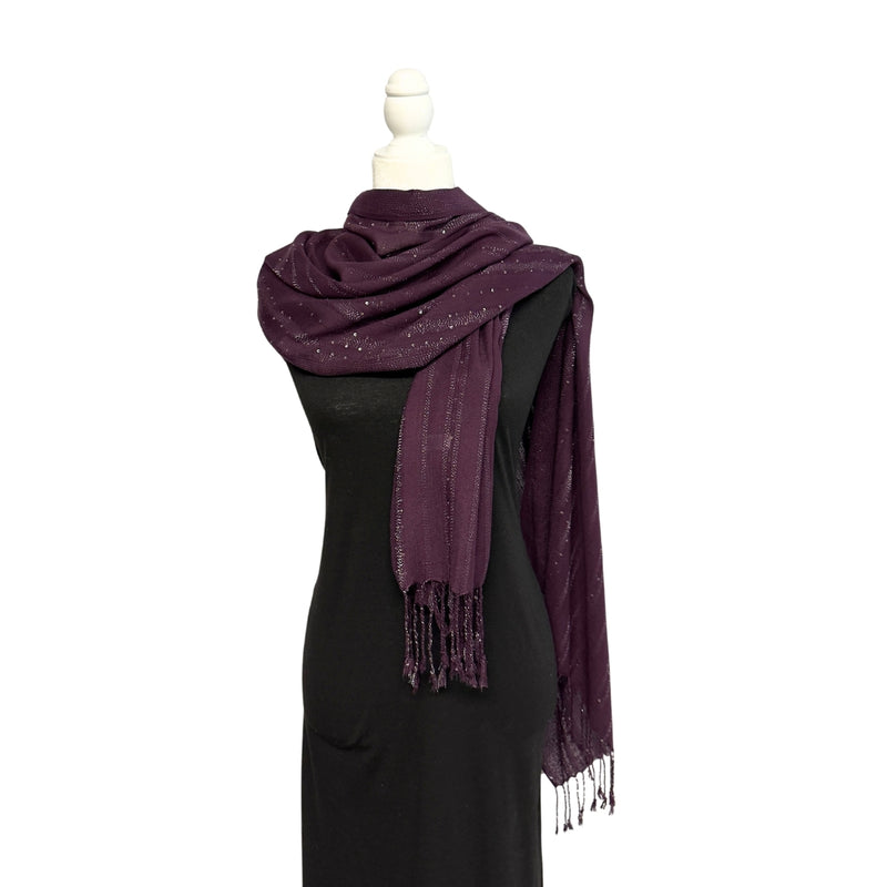 Humble Hilo Handmade Shimmer Thread Scarf