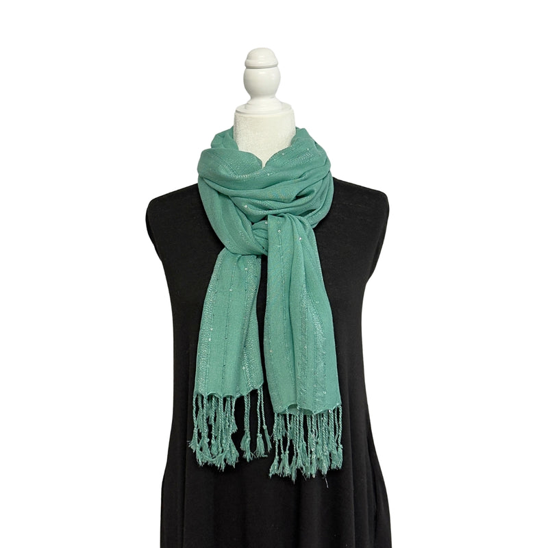Humble Hilo Handmade Shimmer Thread Scarf