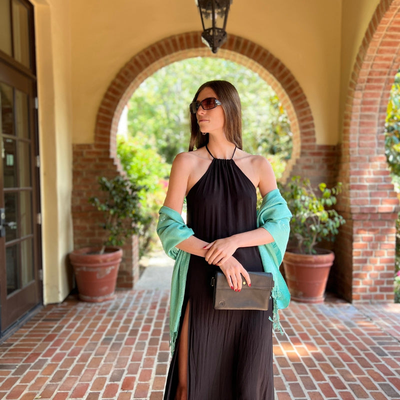 Humble Hilo Handmade Shimmer Thread Scarf