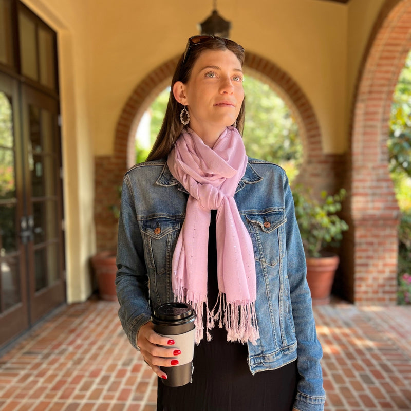 Humble Hilo Handmade Shimmer Thread Scarf