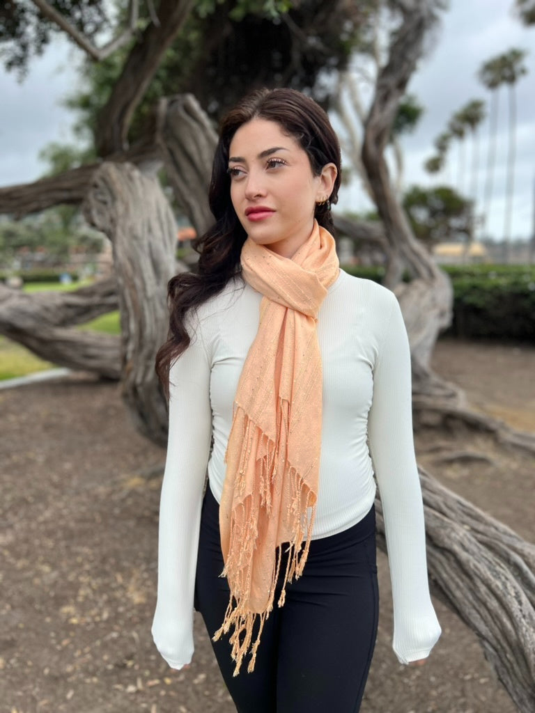 Humble Hilo Handmade Shimmer Thread Scarf
