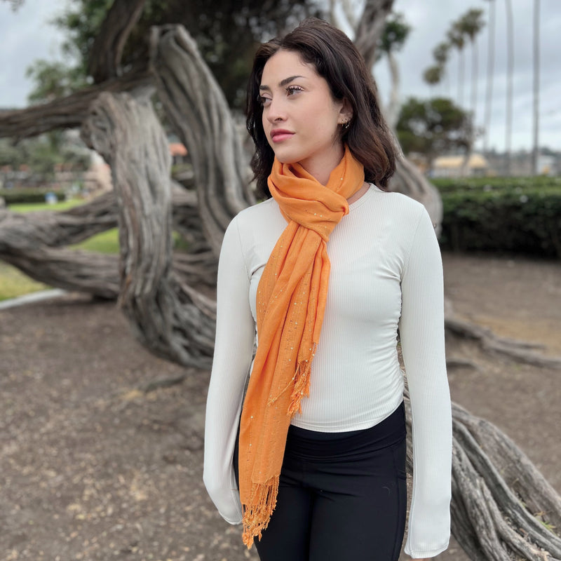 Humble Hilo Handmade Shimmer Thread Scarf