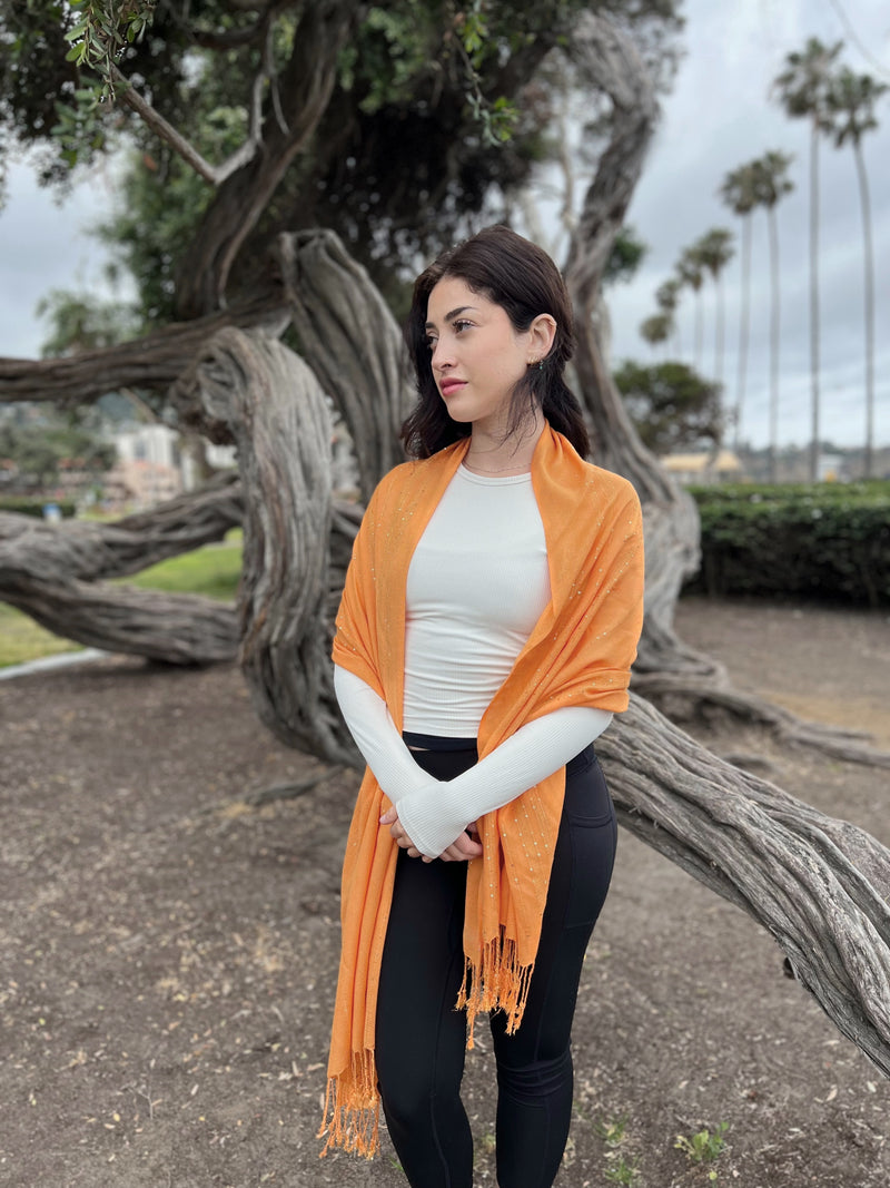 Humble Hilo Handmade Shimmer Thread Scarf