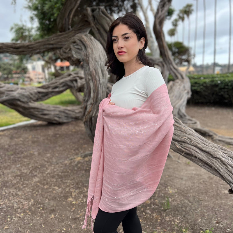 Humble Hilo Handmade Shimmer Thread Scarf