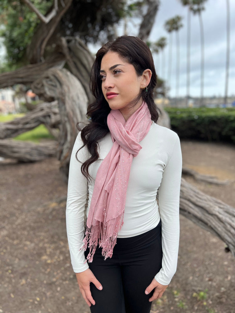 Humble Hilo Handmade Shimmer Thread Scarf