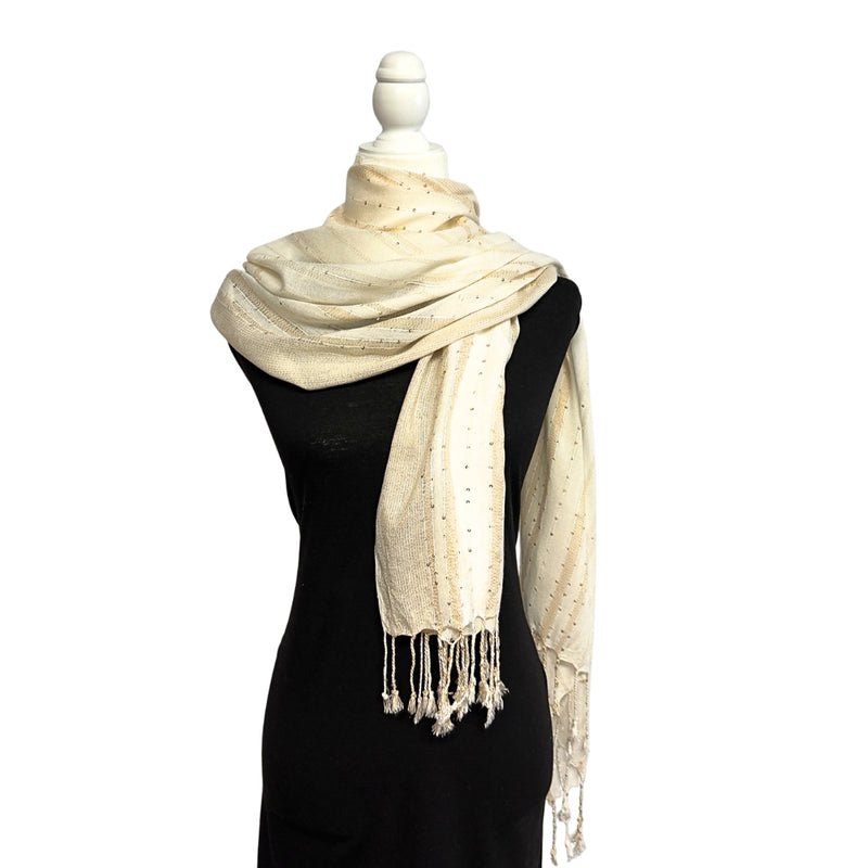 Humble Hilo Handmade Shimmer Thread Scarf