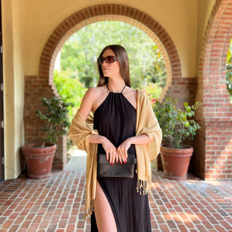 Humble Hilo Handmade Shimmer Thread Scarf