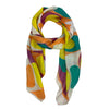 Humble Hilo Silk Square Scarf Marble Swirls