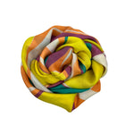 Humble Hilo Silk Square Scarf Marble Swirls