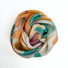 Humble Hilo Silk Square Scarf Marble Swirls