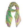 Humble Hilo Silk Square Scarf Marble Swirls