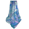 Humble Hilo Silk Square Scarf Marble Swirls