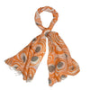 Humble Hilo Silk Blend Long Scarf Marble Swirls