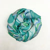 Humble Hilo Silk Blend Long Scarf Marble Swirls