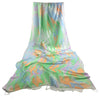 Humble Hilo Silk Blend Long Scarf Marble Swirls