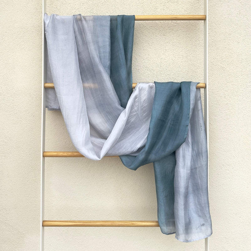 Humble Hilo Silk Scarf Ombre Waterfall