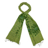 Humble Hilo Silk Blend Scarf, Blooming Stencils