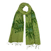 Humble Hilo Silk Blend Scarf, Blooming Stencils