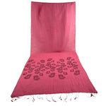 Humble Hilo Silk Blend Scarf, Blooming Stencils