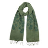 Humble Hilo Silk Blend Scarf, Blooming Stencils