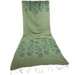 Humble Hilo Silk Blend Scarf, Blooming Stencils