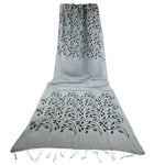 Humble Hilo Silk Blend Scarf, Blooming Stencils