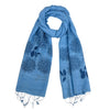 Humble Hilo Silk Blend Scarf, Blooming Stencils