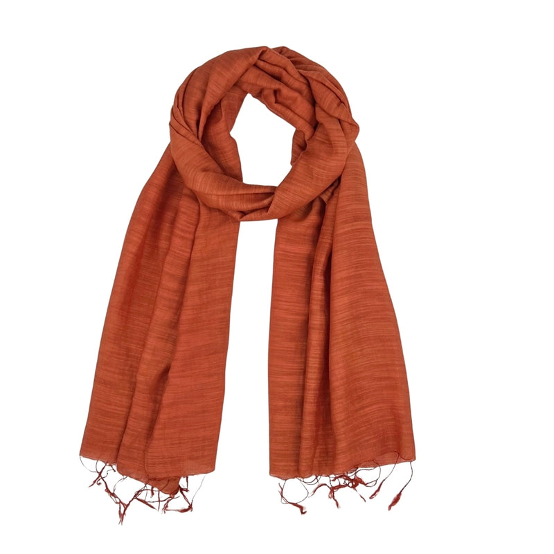 Humble Hilo Silk Blend Scarf in Solid Hues