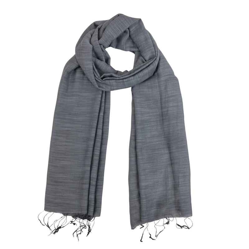 Humble Hilo Silk Blend Scarf in Solid Hues