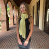 Humble Hilo Silk Blend Scarf with Tight Stripes