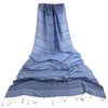 Humble Hilo Silk Blend Scarf with Tight Stripes