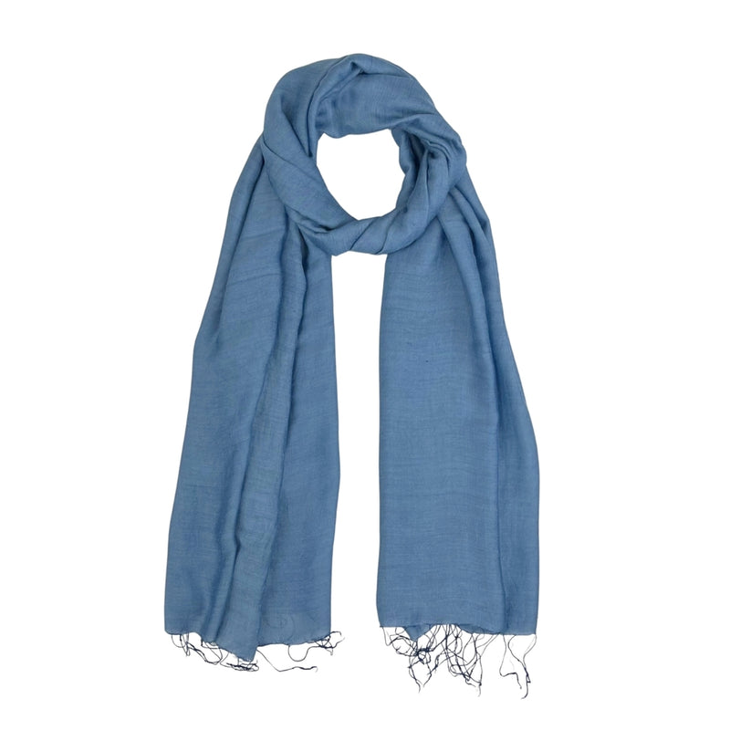 Humble Hilo Silk Blend Scarf Silky Sheen