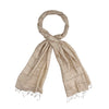 Humble Hilo Silk Blend Scarf with Subtle Stripes