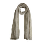 Humble Hilo Cumulus 100% Cotton Scarf Gauzy Stripes