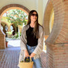 Humble Hilo Cumulus 100% Cotton Scarf Gauzy Stripes