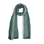 Humble Hilo Cumulus 100% Cotton Scarf Gauzy Stripes