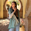 Humble Hilo Cumulus 100% Cotton Scarf Gauzy Stripes